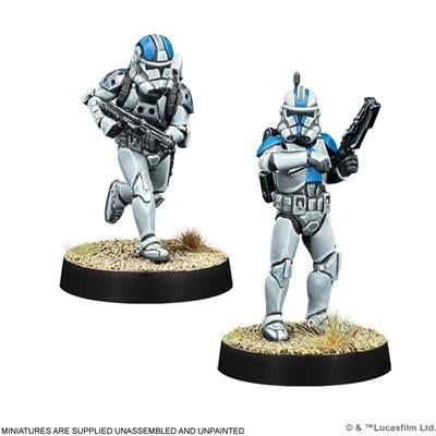 Atomic Mass Games Star Wars: Legion Republic Specialists Plastic Miniatures Personnel Pack - View 4