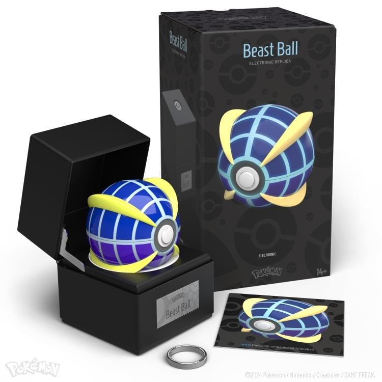 The Wand Company Pokemon Electronic Beast Ball Replica in Metal - View 9