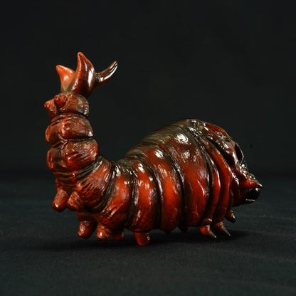 Kaiyodo Godzilla vs. Mothra MAME Mothra Larva Soft Vinyl Garage Kit Model Kit, 3-Inch - View 6