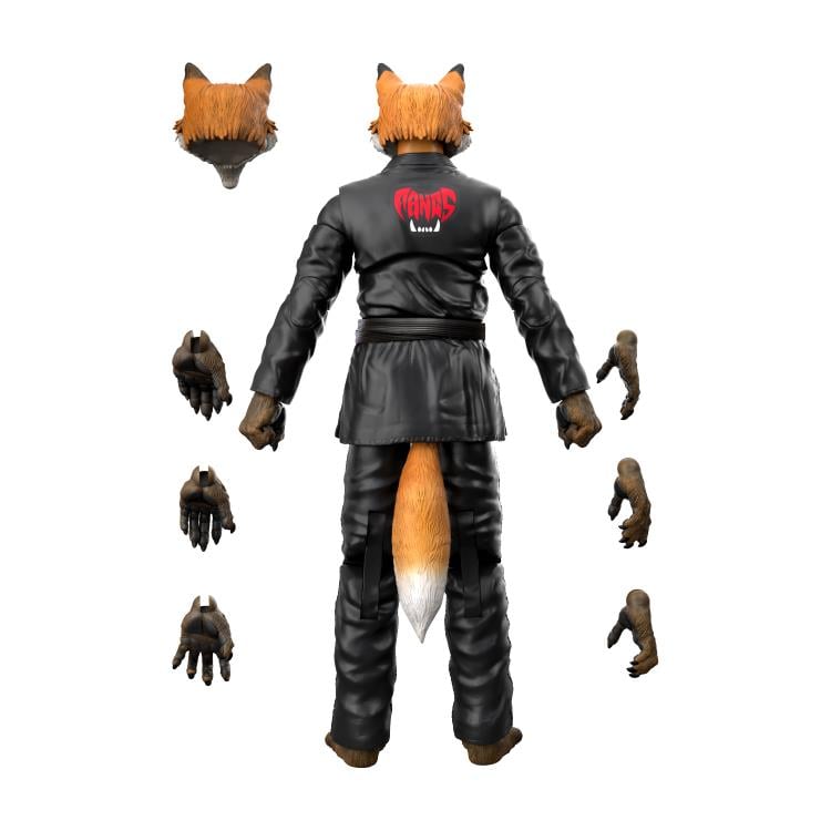 Icon Heroes Jiu Jitsu Combat Creatures Fangs Tribe Flicker the Fox (Black Gi) 1/12 Scale Action Figure - View 5