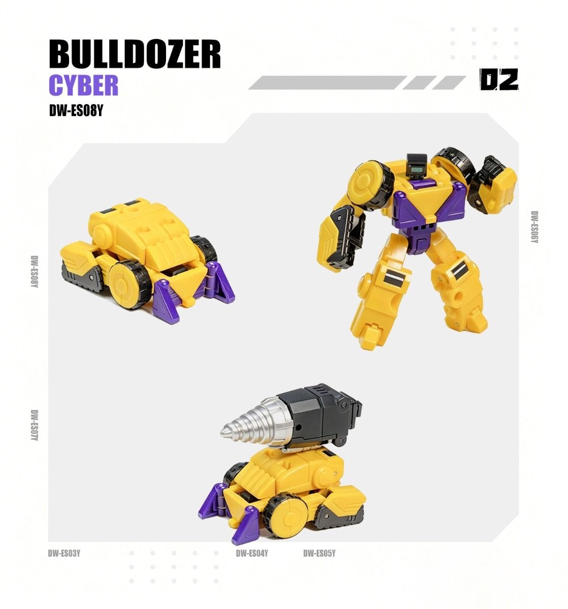 Dr. Wu DWES08Y Cyber Assembly Plastic Collectible Set - View 10
