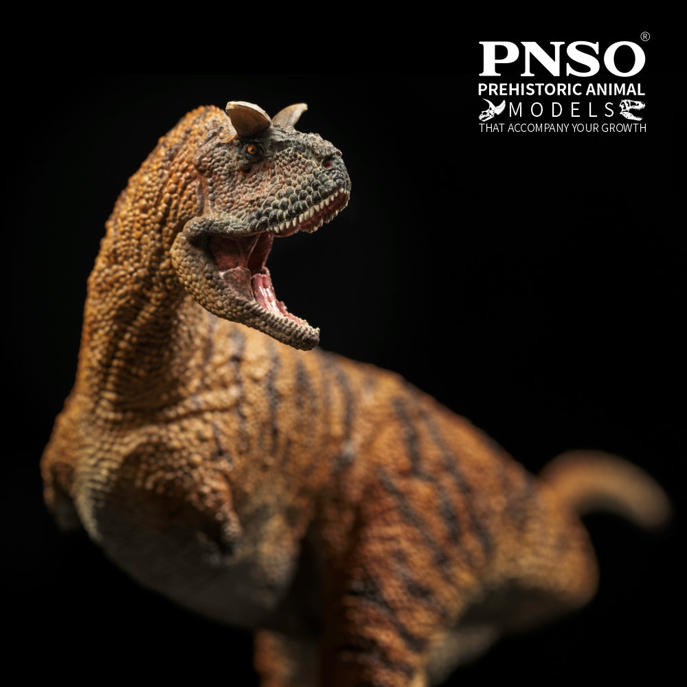 PNSO Prehistoric Animal Models Domingo the Carnotaurus 4.52-Inch PVC Figure - View 6