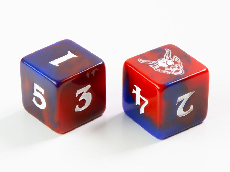 Gamegenic Stranger Things Hellfire Club D6 Resin Dice Set - View 6