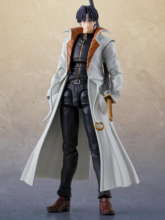 Bandai S.H.Figuarts Rurouni Kenshin: Meiji Swordsman Romantic Story Aoshi Shinomori 6.5-Inch Action Figure - View 3