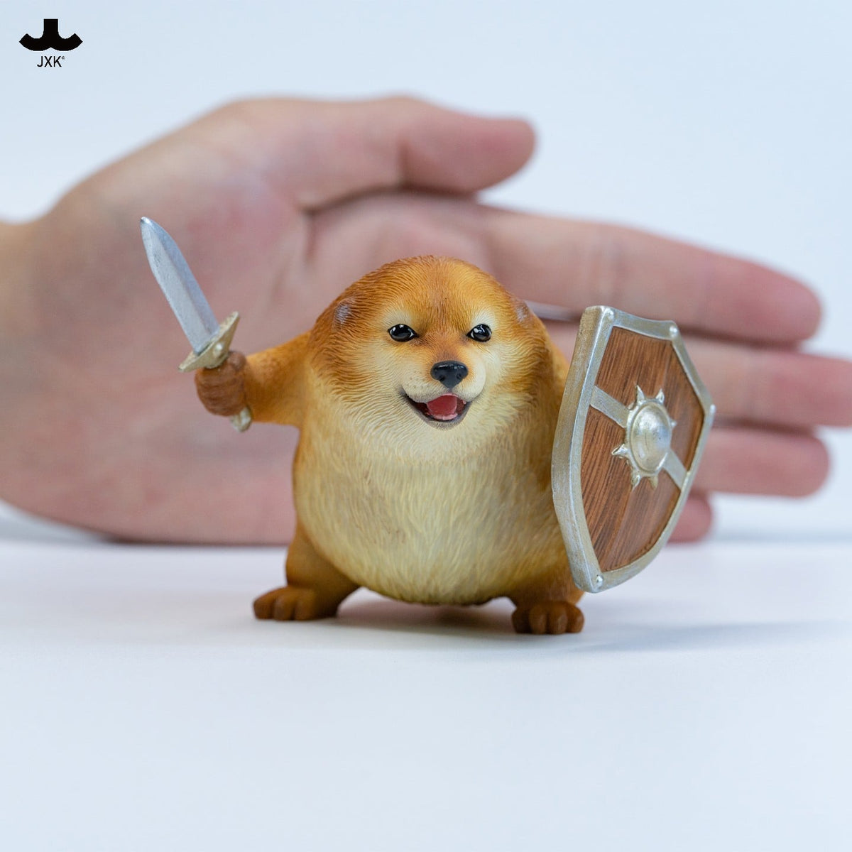 JxK.Studio Sword and Shield Dog (Ver. 2.0) 3.9-Inch Resin Figure - View 11