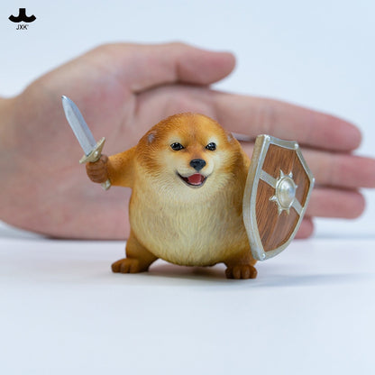 JxK.Studio Sword and Shield Dog (Ver. 2.0) 3.9-Inch Resin Figure - View 11