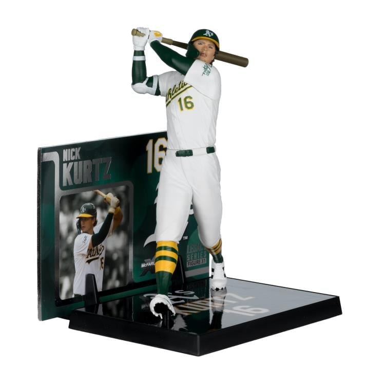 McFarlane Toys MLB SportsPicks Nick Kurtz Oakland Athletics 7-Inch Posed Figure - View 3
