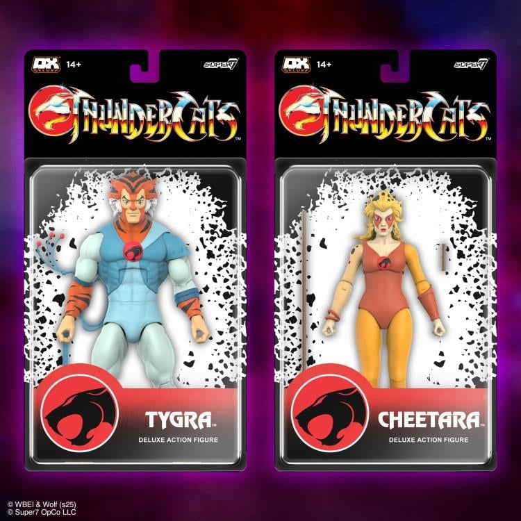 Super7 ThunderCats DX Deluxe Tygra Cartoon Series Action Figure - View 6