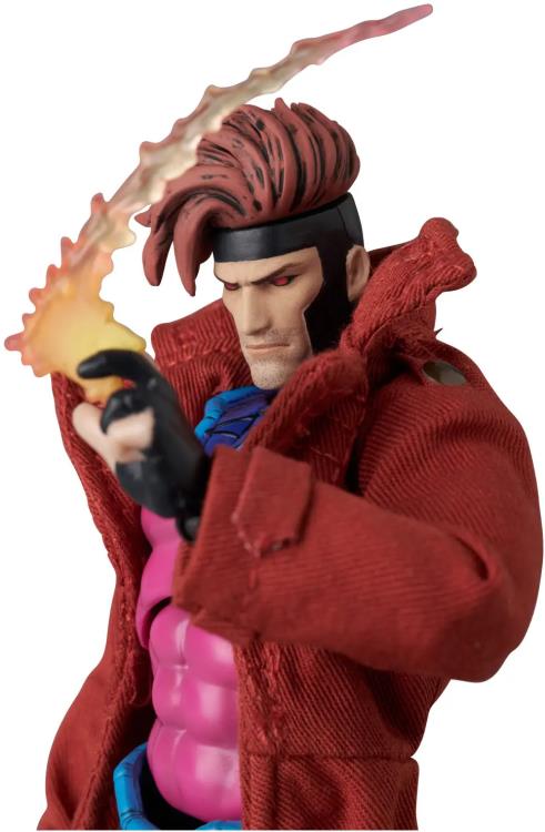 Medicom Toy MAFEX No.287 Marvel Comics Gambit (Comic Variant Ver.) Action Figure, 6-Inch - View 13