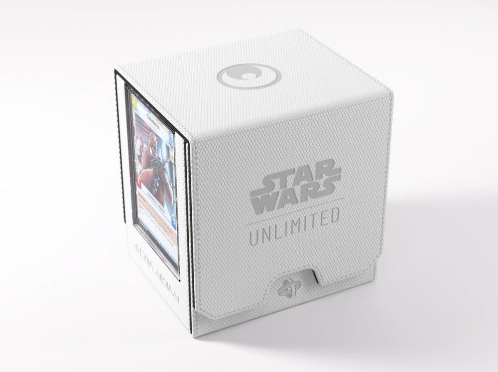 Gamegenic Star Wars: Unlimited Twin Suns White and Black Deck Pod in Hexafyber Material - View 14