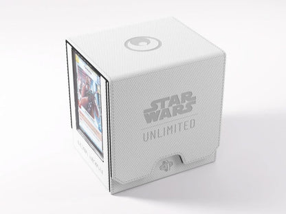Gamegenic Star Wars: Unlimited Twin Suns White and Black Deck Pod in Hexafyber Material - View 14