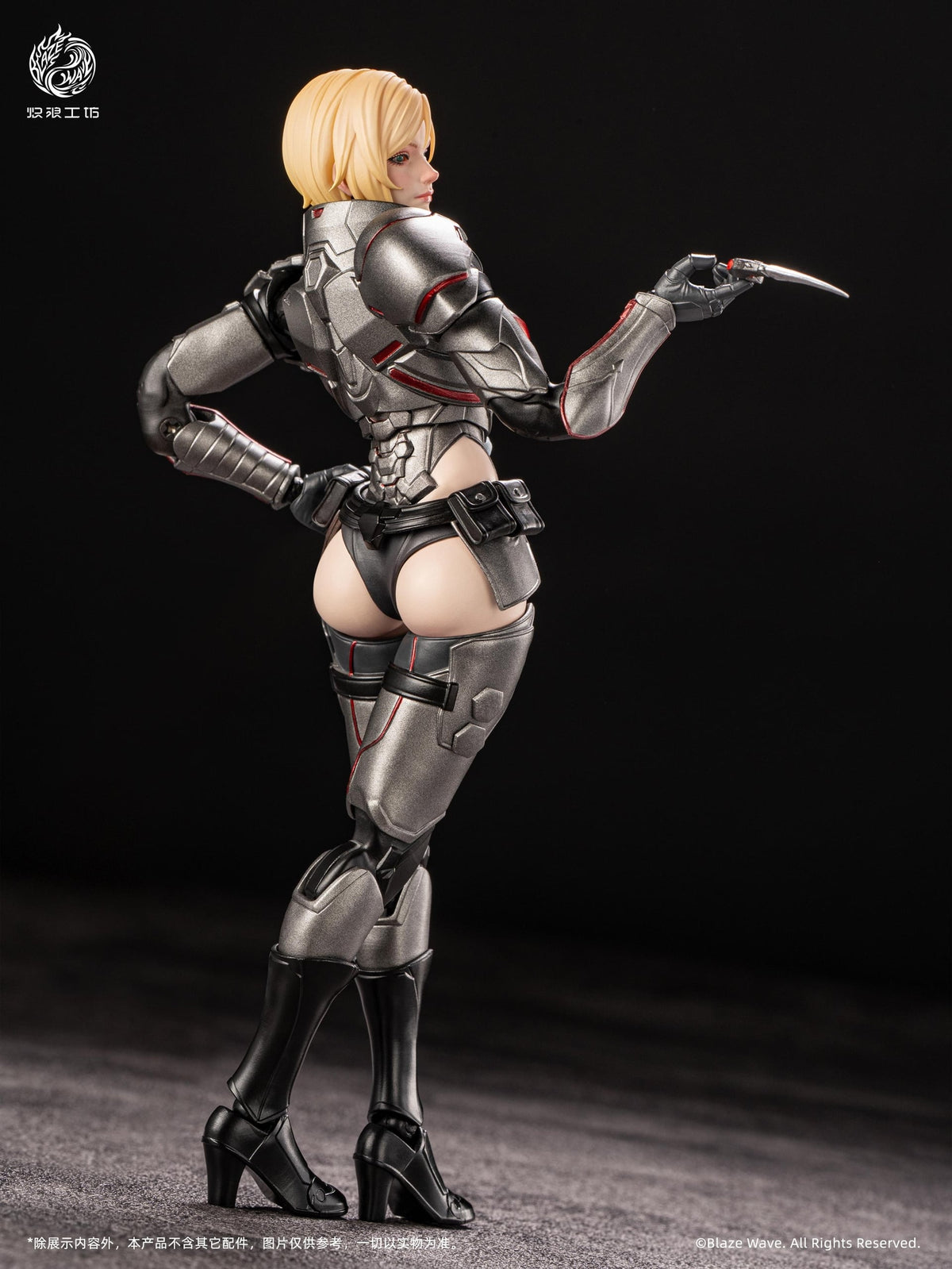 Blazing Wave Studio Valkyrie Brunhilde 1/12 Scale Action Figure 6.5-Inch - View 8