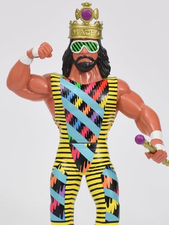 Major Big Rubber Guys Macho King Randy Savage 8-Inch Wrestling Figure