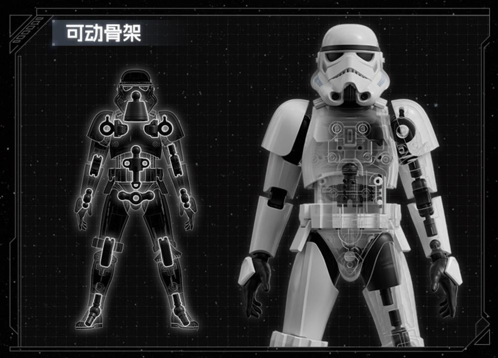 Blokees Star Wars Champion Class 02 Stormtrooper Model Kit in PVC and ABS - View 10