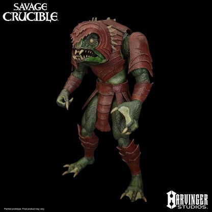 Harvinger Studios Savage Crucible League Striker Pirahnoid Action Figure with 30 Articulation Points - View 4