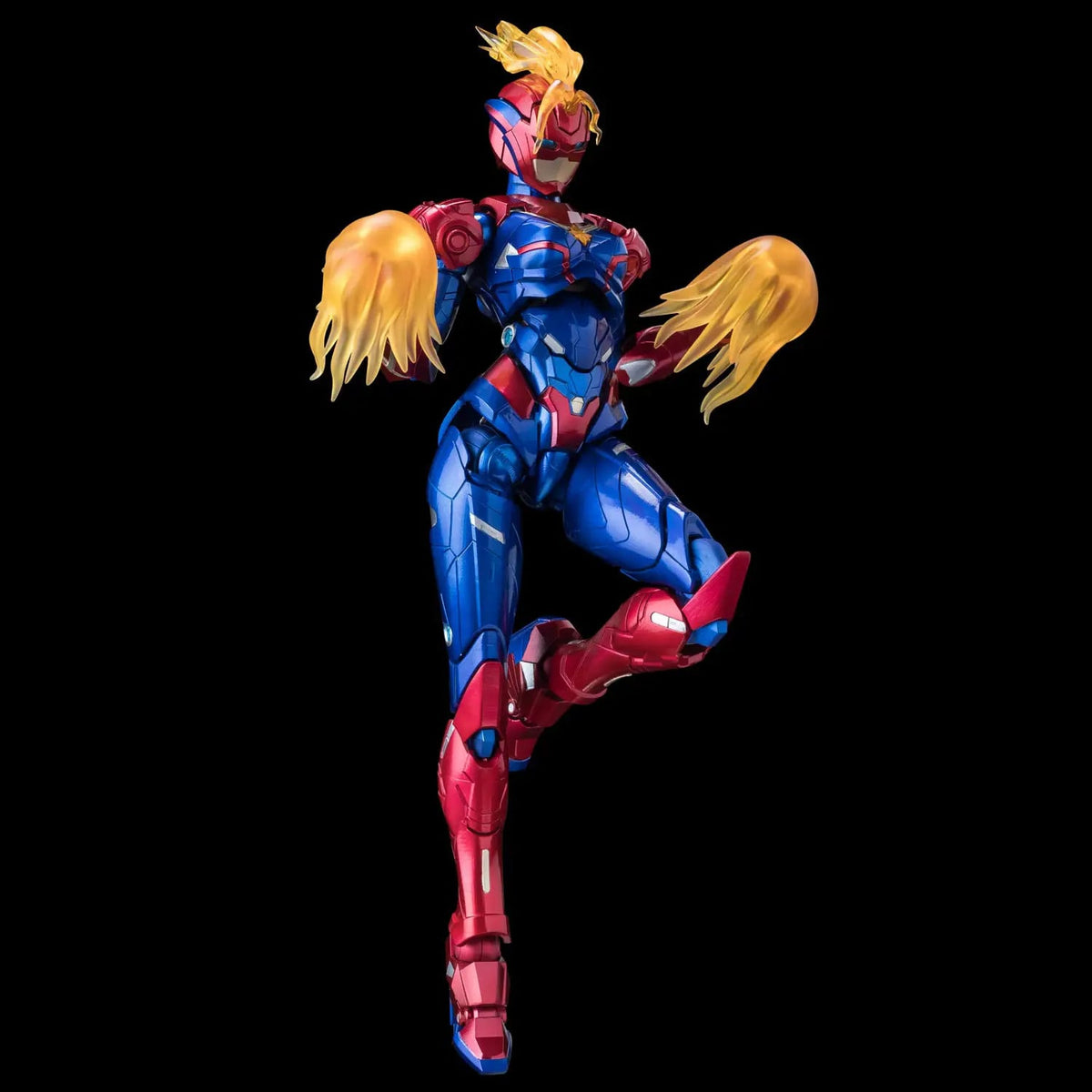 Sentinel Marvel Fighting Armor Captain Marvel Action Figure, 6.5-Inch - View 3