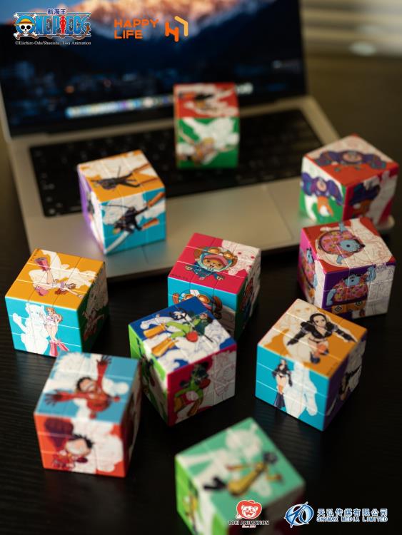 Happy Life One Piece Puzzle Cube Blind Box of 10 Random Cubes - View 8