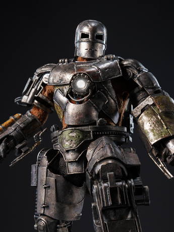 threezero Marvel Infinity Saga DLX Iron Man Mark 1 1/12 Scale 7-Inch Action Figure