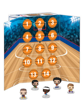 Funko Pocket Pop! NBA 14-Day Countdown Calendar with 1.5-Inch Vinyl Figures