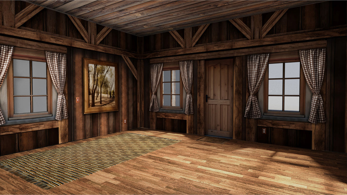 Extreme-Sets Multiverse Collection Log Cabin 1/12 Scale Pop-Up Diorama (14-Inch) - View 16