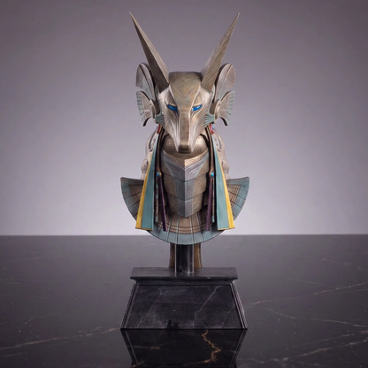 Master Replicas Stargate Desktop Replicas Jackal Guard Helmet Polyresin Replica, 5.9-Inch - View 4