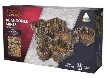 Archon Studios Dungeons & Lasers Abandoned Mines Pre-Painted Plastic Miniatures Set - View 2