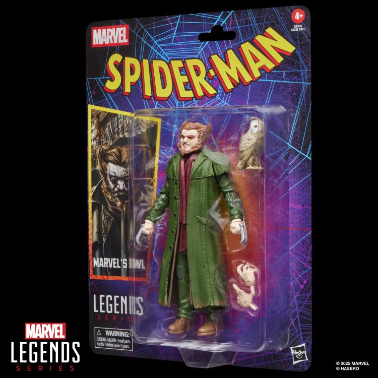 Hasbro Spider-Man Marvel Legends Retro Collection The Owl Plastic Action Figure - View 12