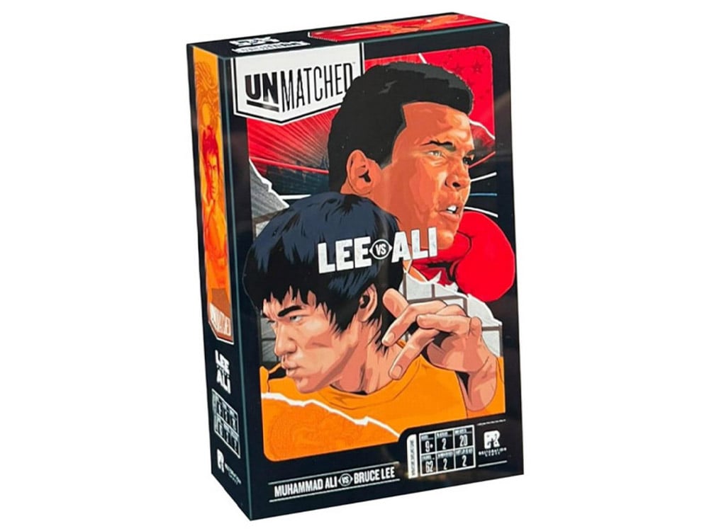Restoration Games Unmatched: Muhammad Ali vs. Bruce Lee Board Game - View 2