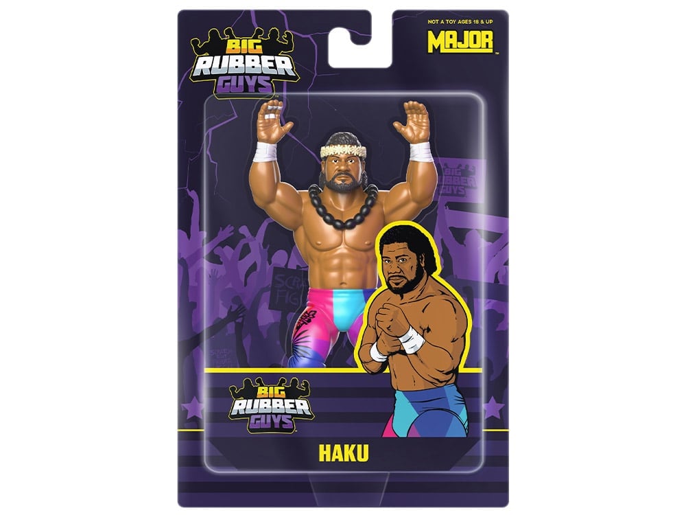 Major Big Rubber Guys Haku 8-Inch Wrestling Figure - View 2