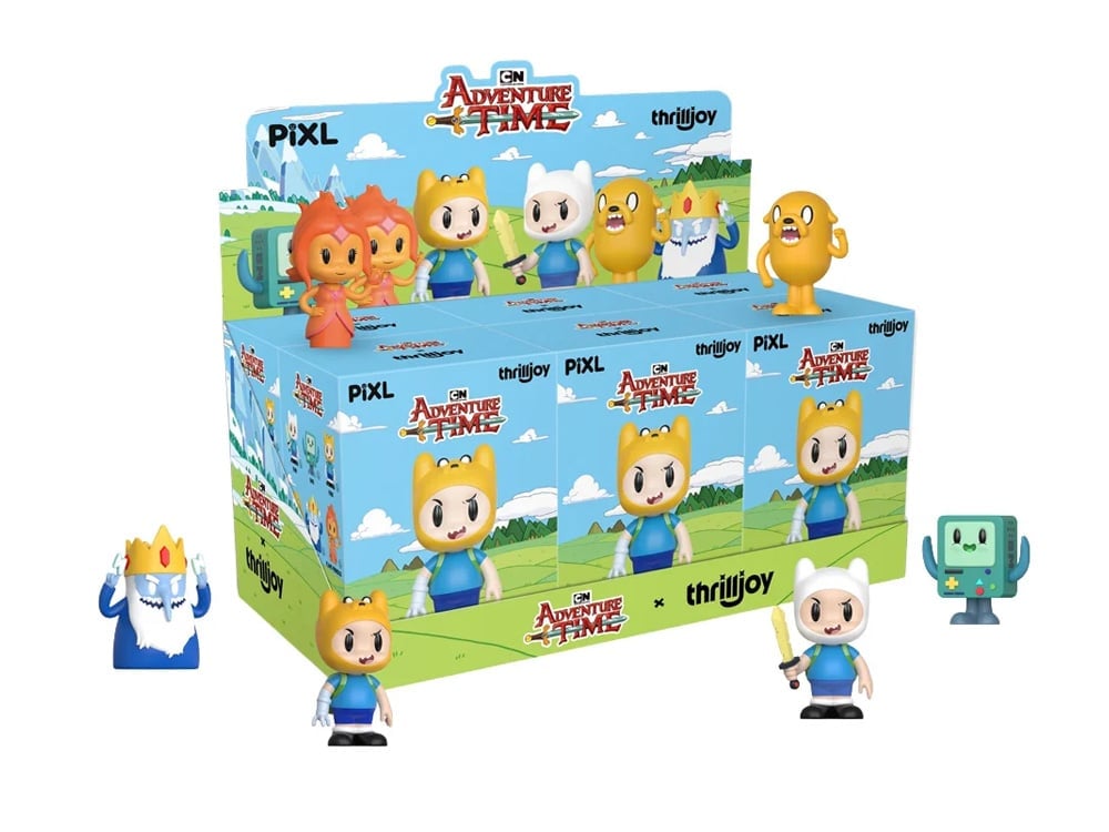 ThrillJoy Adventure Time PiXL! Box of 6 Random Plastic Figures - View 2