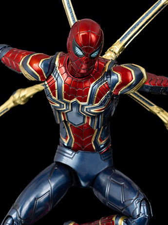 threezero Marvel Avengers: The Infinity Saga DLX Iron Spider 1/12 Scale 6.5-Inch Action Figure