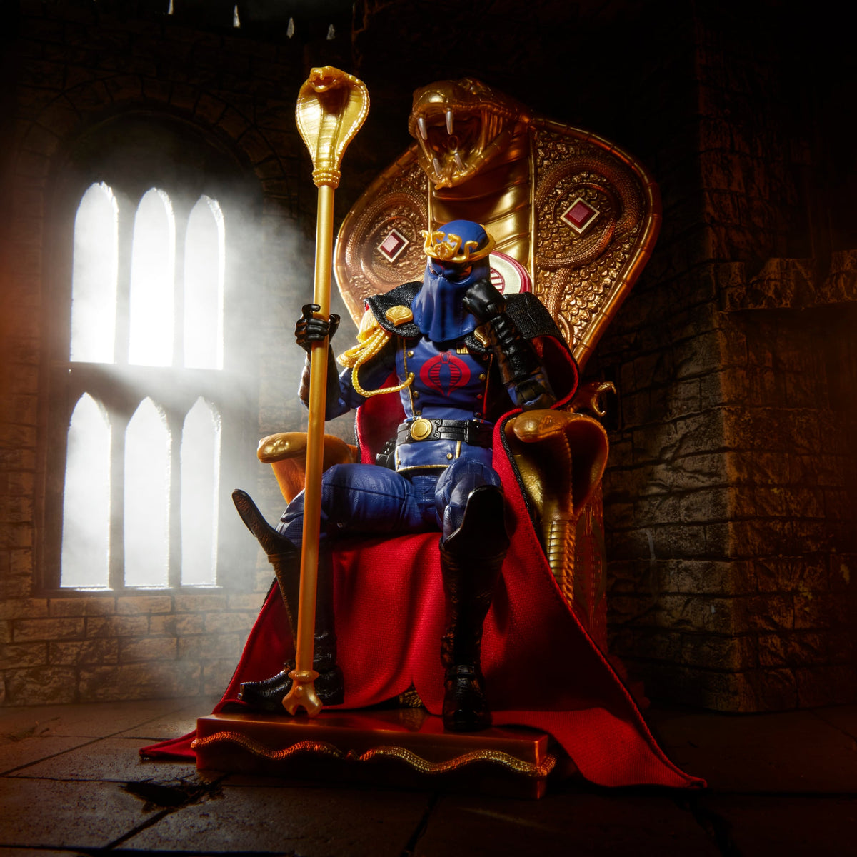 Hasbro G.I. Joe Classified Series #221 Cobra Commander Action Figure with Throne Set - View 4