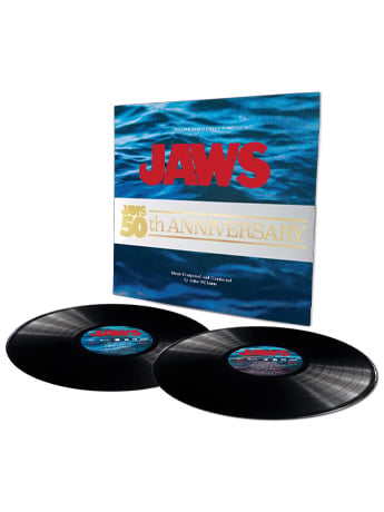 Mondo Jaws 50th Anniversary Original Motion Picture Score Vinyl Record 2XLP