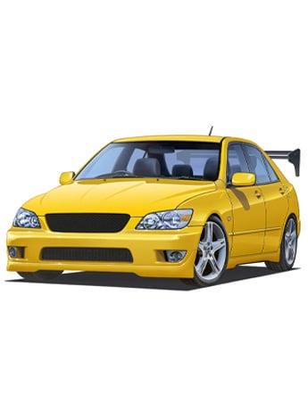 Fujimi ID-335 Toyota Altezza RS200 (with GT W Wing) 1/24 Scale Plastic Model Kit