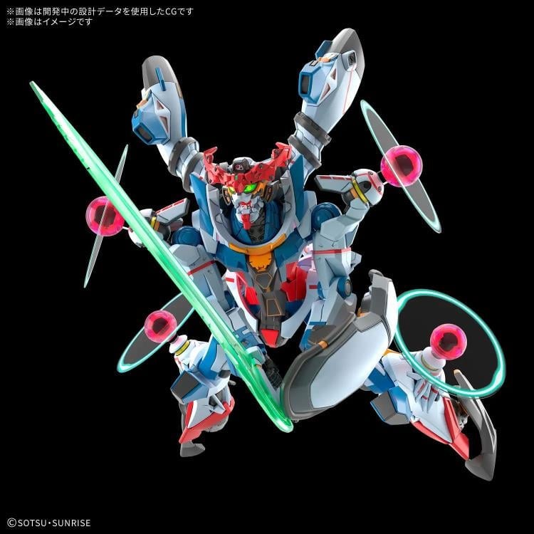 Bandai Mobile Suit Gundam GQuuuuuuX HGGQ GQuuuuuuX Endymion Unit Awakened 1/144 Scale Model Kit - View 4
