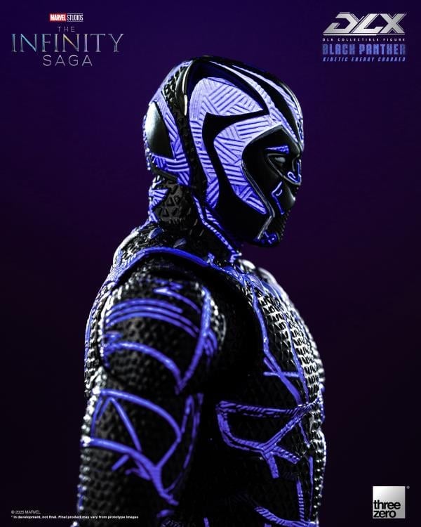 threezero Marvel Infinity Saga DLX Black Panther (Kinetic Energy Charged) 1/12 Scale 7-Inch Action Figure - View 12