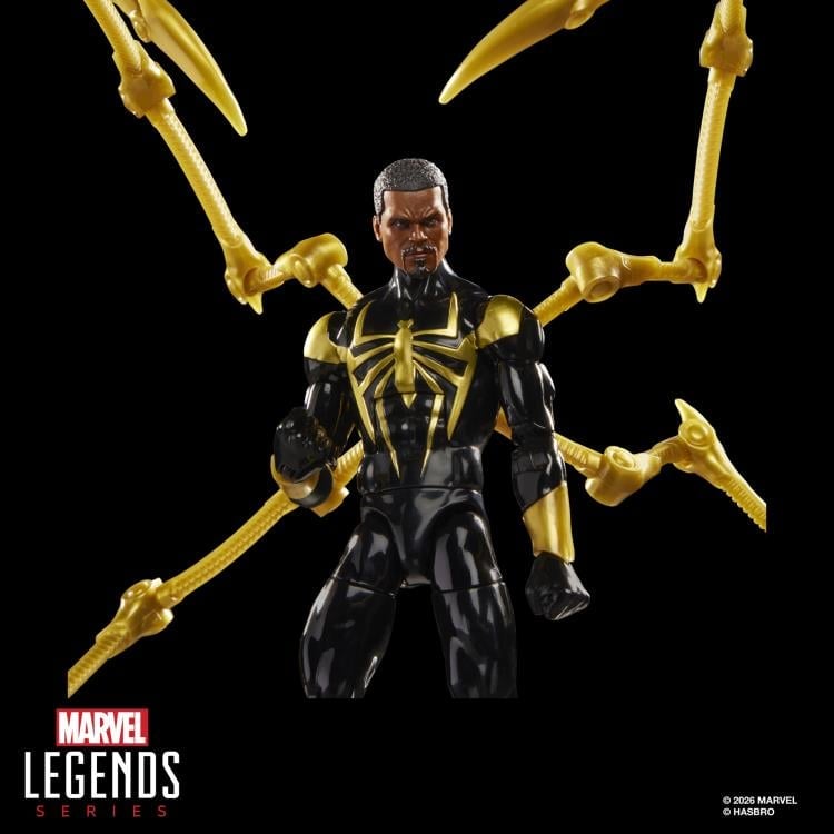 Hasbro Spider-Man Marvel Legends Iron Spider Aaron Davis Plastic Action Figure, 20 Points - View 7