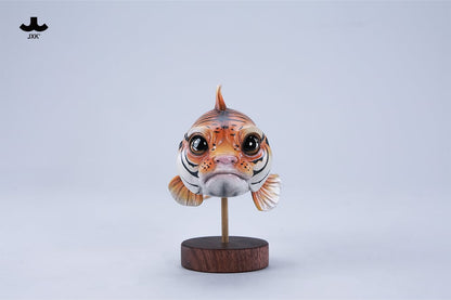 JxK.Studio Tiger-Growl Fish 4.3-Inch Resin and Metal Figure - View 6
