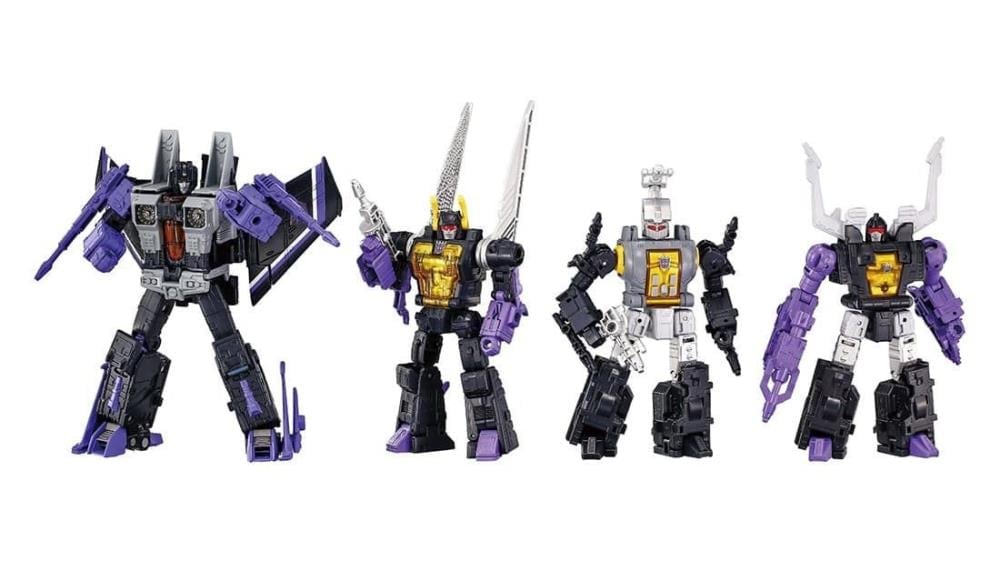 Takara Tomy Transformers Dramatic Capture Series Decepticons Part 2 Four-Pack with Skywarp - View 3