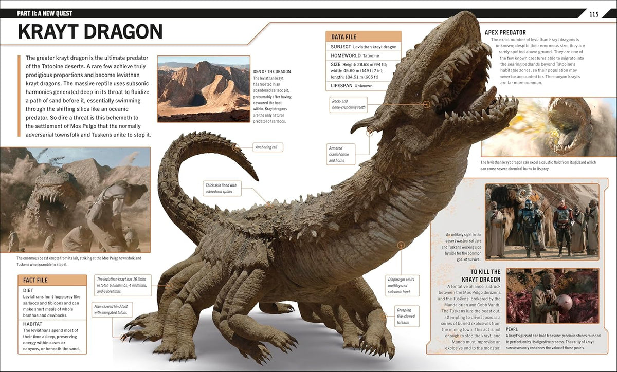 DK Publishing Star Wars: The Mandalorian Visual Guide with Grogu, Razor Crest, Moff Gideon, Fennec Shand - View 5