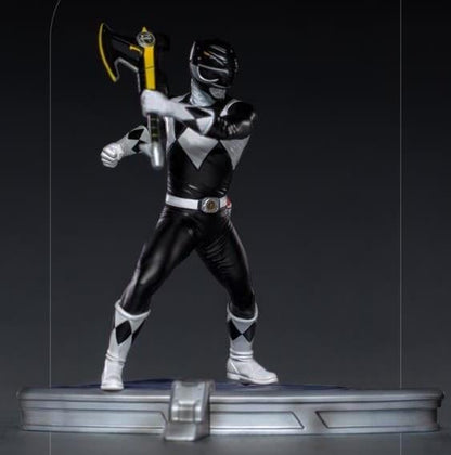 Iron Studios Mighty Morphin Power Rangers Battle Diorama Series Black Ranger 1/10 Scale Limited Edition Statue - View 6