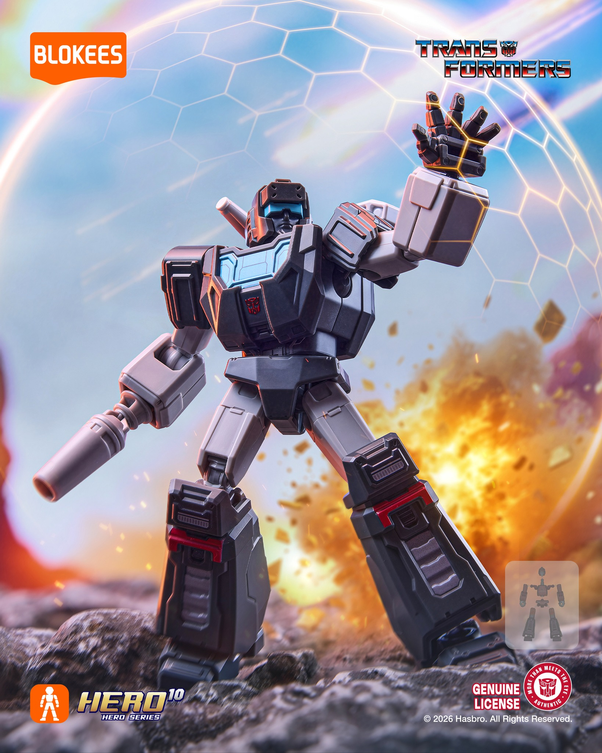 Blokees Transformers Galaxy Version 10 One Shall Stand Boxed Set of 9 Model Kits - View 20