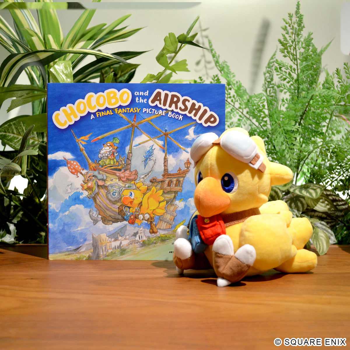 Square Enix Final Fantasy Chocobo (Chocobo and the Airship Ver.) Plush - View 8