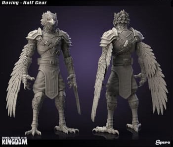 Spero Studios Animal Warriors of The Kingdom Primal Collection Series 2 Raving Figure - View 8