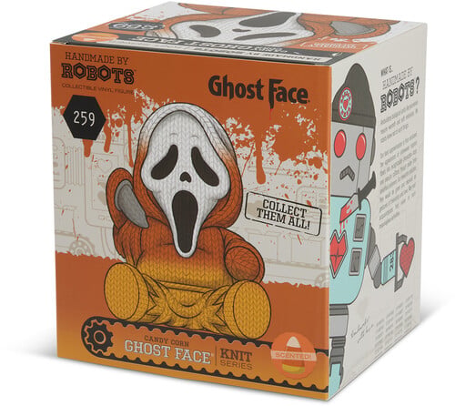 Alliance Entertainment Handmade by Robots #259 Ghost Face (Limited Edition Candy Corn Scented) 5-Inch Vinyl Figure - View 8
