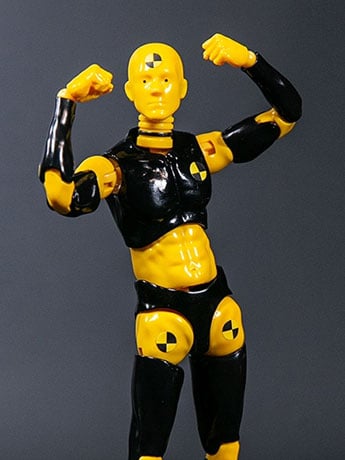 Damtoys Testman Pocket Elite Real-ActionAttribute Crash Test Dummy C3 1/12 Scale Action Figure