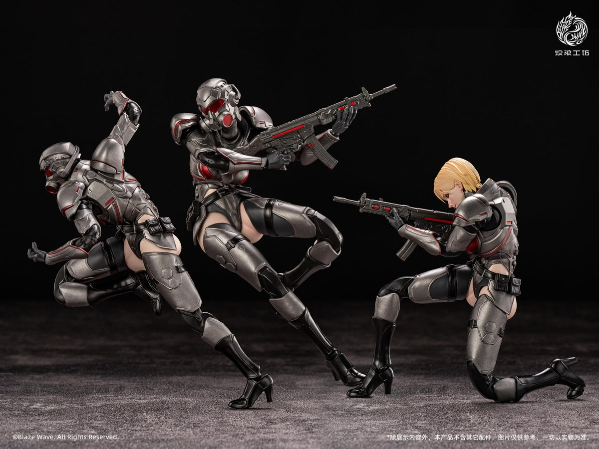 Blazing Wave Studio Valkyrie Brunhilde 1/12 Scale Action Figure 6.5-Inch - View 21