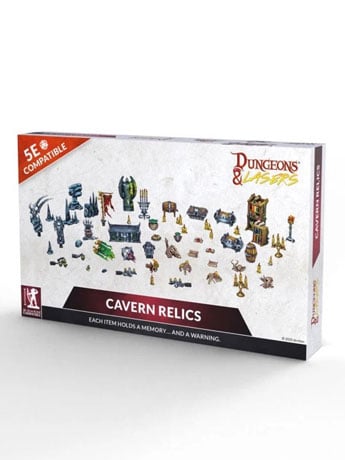 Archon Studios Dungeons & Lasers Cavern Relics Plastic Miniature Set