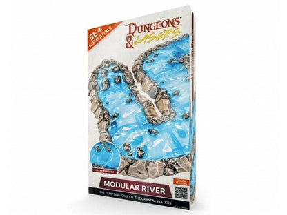 Archon Studios Dungeons & Lasers Modular River Plastic Miniatures Set - View 2