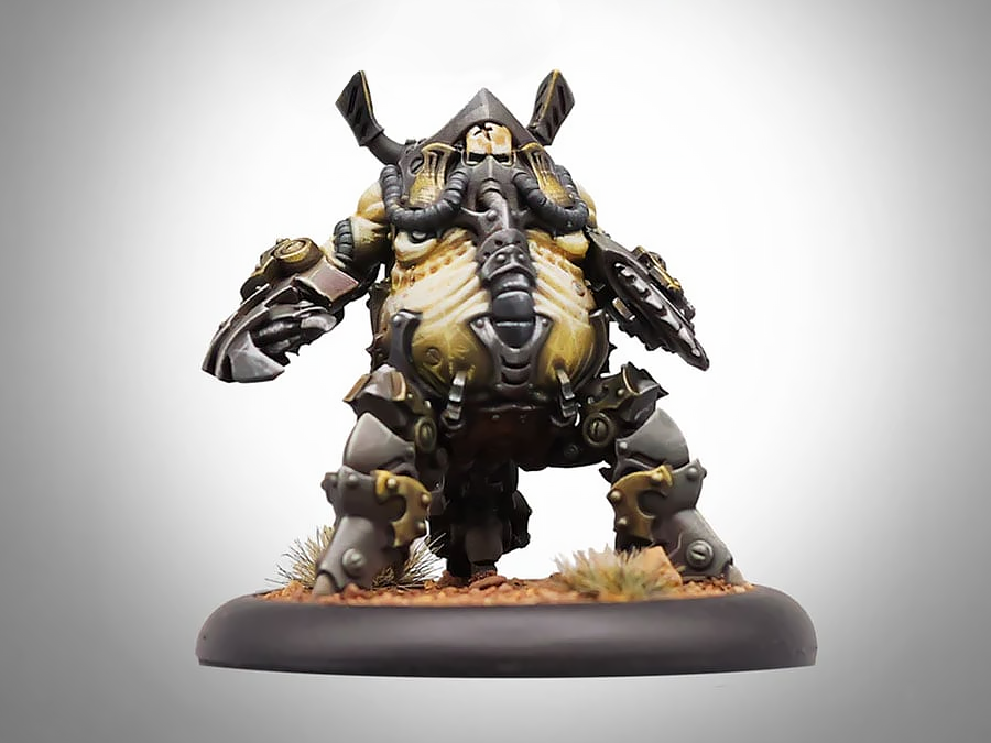 Steamforged Games Warmachine Mechanithrall Swarm Warden Miniature - View 2